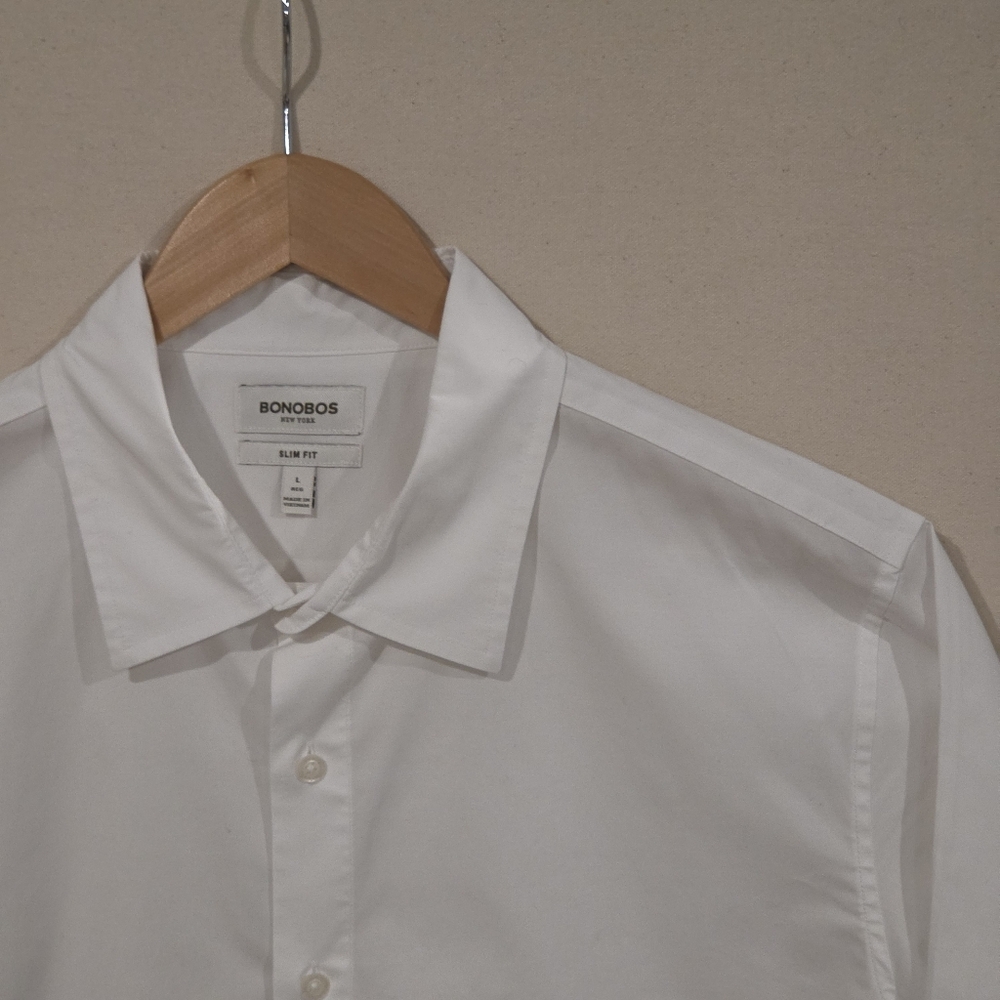 Bonobos Short Sleeve Slim Fit Button Down L
